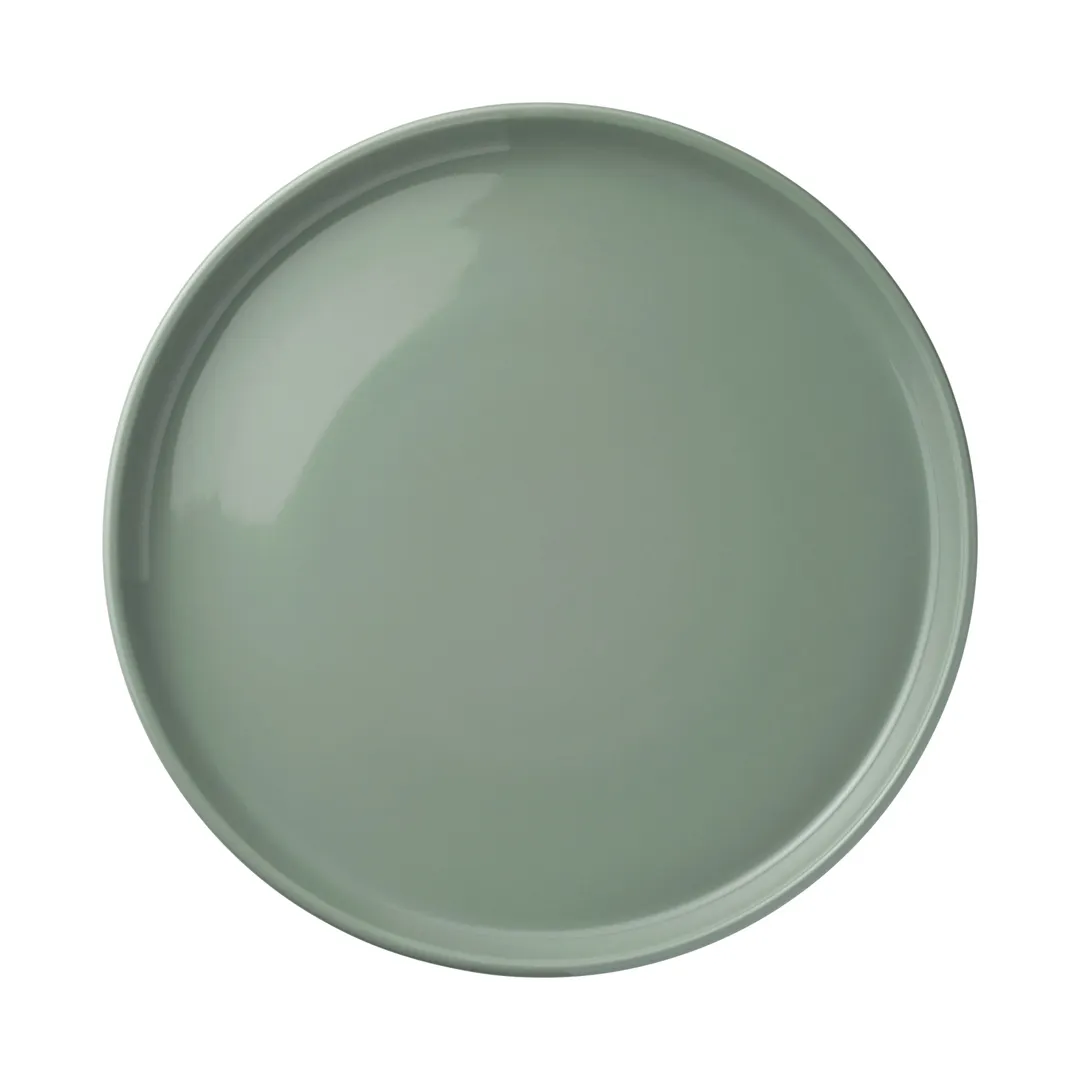 Libbey 113682 - 10.5" Round Porcelain China Plate with Coupe Rim, Stackable, 12/Case