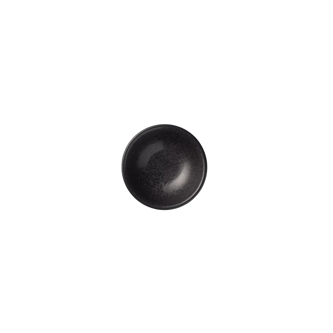 Reserve by Libbey 114029 - 3" Dip Salsa Bowl, 3 oz Porcelain, Dark Glaze, 3-1/2" x 1-1/4" H - 36/Case