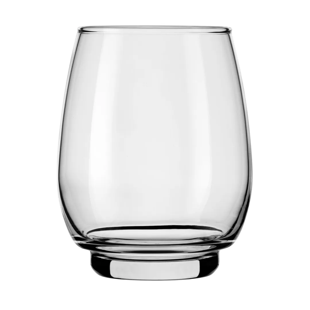 Libbey 12017 - 15 oz Stackable Beverage Glass, Fully Tempered, Safedge® Rim, 12/Case