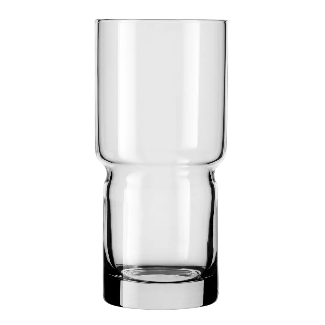 Libbey 12040 Newton Stemless Cooler Glass, 16 oz, Fully Tempered, Stackable Design - 12/Case