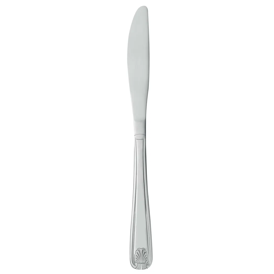 Libbey 127-7922 Dessert Knife – 8¾" Fluted Blade, Coral Handle, Heavy 18/0 Stainless Steel - 12/Case