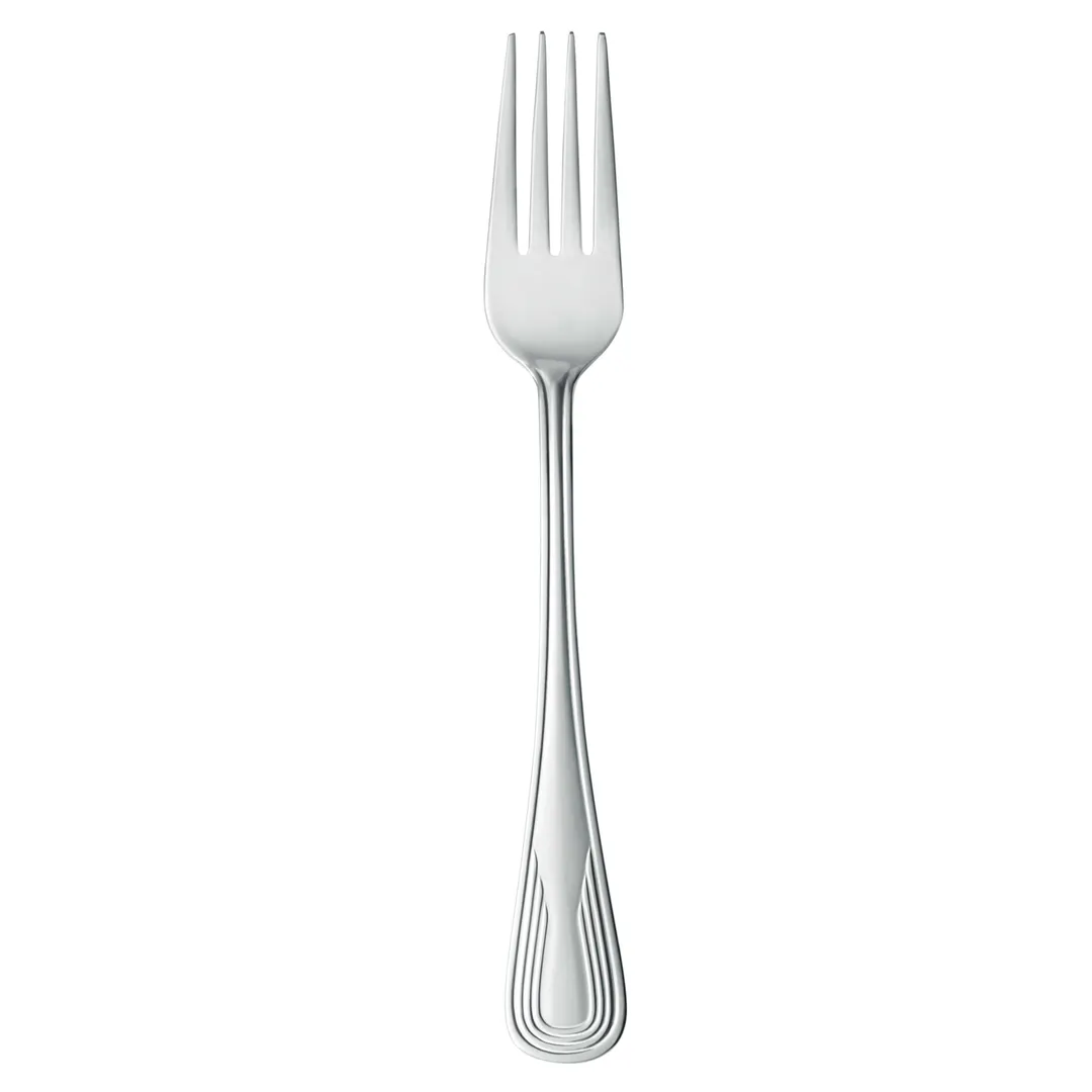 Libbey 129-030 Dessert Fork – 7¼" Extra Heavy 18/0 Stainless Steel Reflections Finish - 36/Case