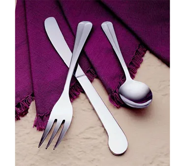 Libbey 132 029 Cocktail Oyster Fork, 5" Length, 18/0 Stainless Steel, Satin Finish - 36/Case