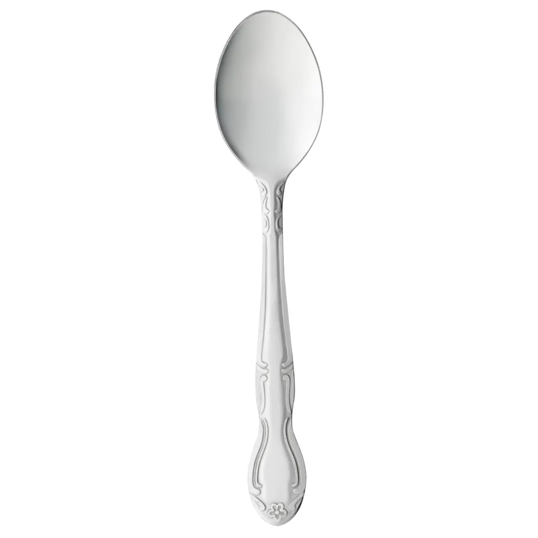 Libbey 134001 Teaspoon – 6" Length, 18/0 Stainless Steel, Medium Weight, Linda Design - 36/Case