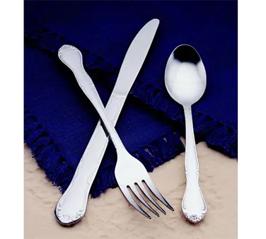 Libbey 134-038 Salad Fork, 6" Length, 18/0 Stainless Steel, Medium Weight, Linda Style - 36/Case
