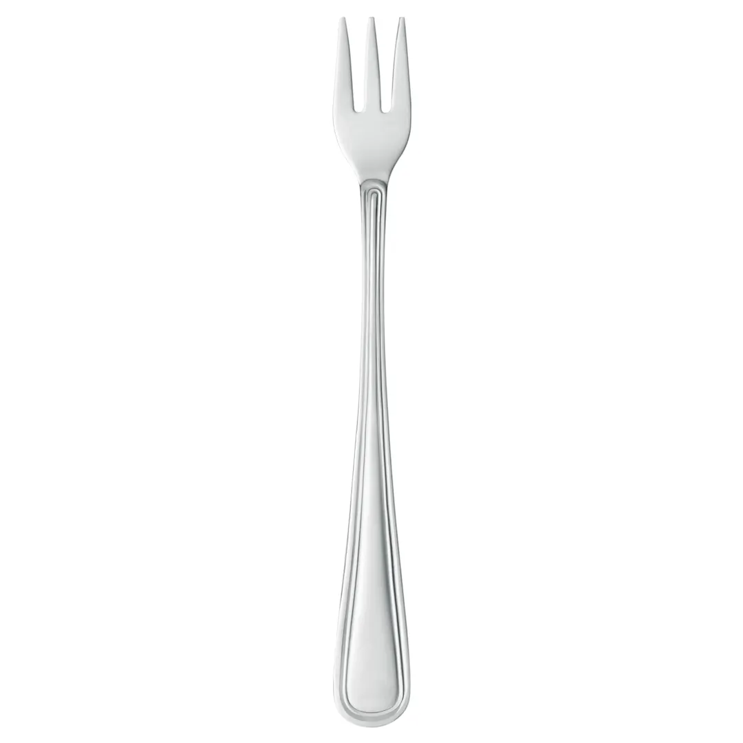 Libbey 139-029 Cocktail Oyster Fork – 5" Length, 18/0 Stainless Steel, Classic Rim - 36/Case