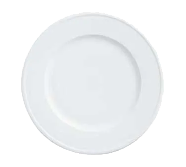Libbey 1502-10270 - Round 10.75" Porcelain Plate, Bright White Empire™ World®, 10-3/4" Dia - 12/Case