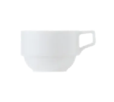 Libbey 1502-30220 - China Cup, 8.25 oz (2" H x 3.5" T), White Porcelain, Stackable Empire - 36/Case