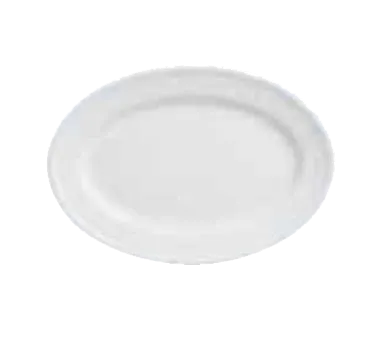 Libbey 1502-50309 Empire Oval China Platter, 10" x 7½" Bright White Porcelain - 24/Case