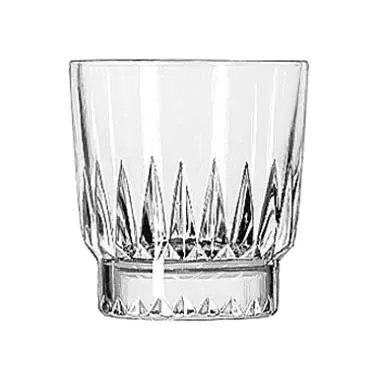 Libbey 15453 DuraTuff Rocks Glass, 5-1/2 oz, H 3-1/8" T 2-7/8" B 2-1/4" D 2-7/8", Tempered - 36/Case