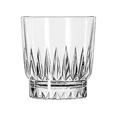 Libbey 15454 DuraTuff® Rocks Glass 8 oz 3‑3/8" H x 3‑1/8" T x 2‑1/2" B Partially Tempered - 36/Case