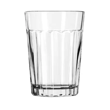 Libbey 15640 - 8½‑Oz Paneled Tumbler Glass, Partially Tempered DuraTuff®, 4‑1/8" H, 36/Case