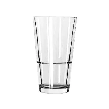 Libbey 15790 Mixing Glass – 16 oz, 5‑3/4" H x 3‑1/2" W, Clear DuraTuff Glass, Stackable - 24/Case