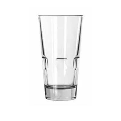 Libbey 15964 Drinking Glass – 12 oz (355 ml) Tempered Heavy‑Sham, Stackable, Optiva, 12/Case