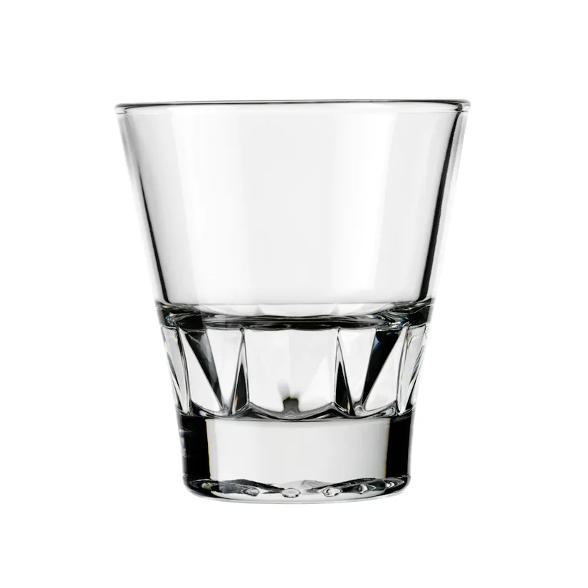 Libbey 15970 - Double Old Fashioned Rocks Glass, 11‑Oz, 4"1/8 H x 3"3/4 W, DuraTuff® Glass, 12/Case