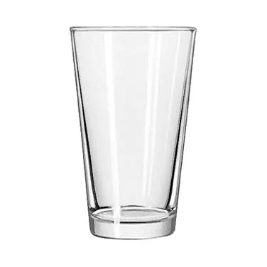 Libbey 1639HT Mixing Glass 16 oz Heavy‑Weight Tempered DuraTuff®, 5‑7/8" H x 3‑1/2" T, 24/Case