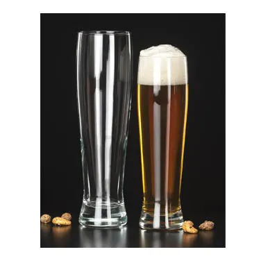 Libbey 1690 Beer Pilsner Glass – 16 oz Stemless, Sham Base, Safedge® Rim, 9.25" H – 24/Case