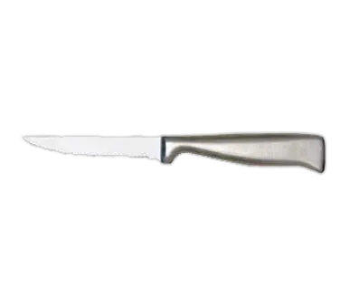 Libbey 1952472 Steak Knife, 9¼" Hollow Stainless Steel Blade, Satin Finish, Stamped Handle - 12/Case