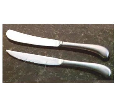 Libbey 195-2762 Steak Knife – 8.875" Hollow Stainless Steel Pistol Grip, Satin Finish - 12/Case