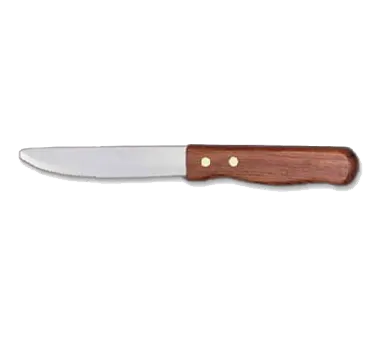 Libbey 200 1492 Beef Baron Steak Knife, 10" Rosewood Handle, Stamped, Wood Handle - 12/Case