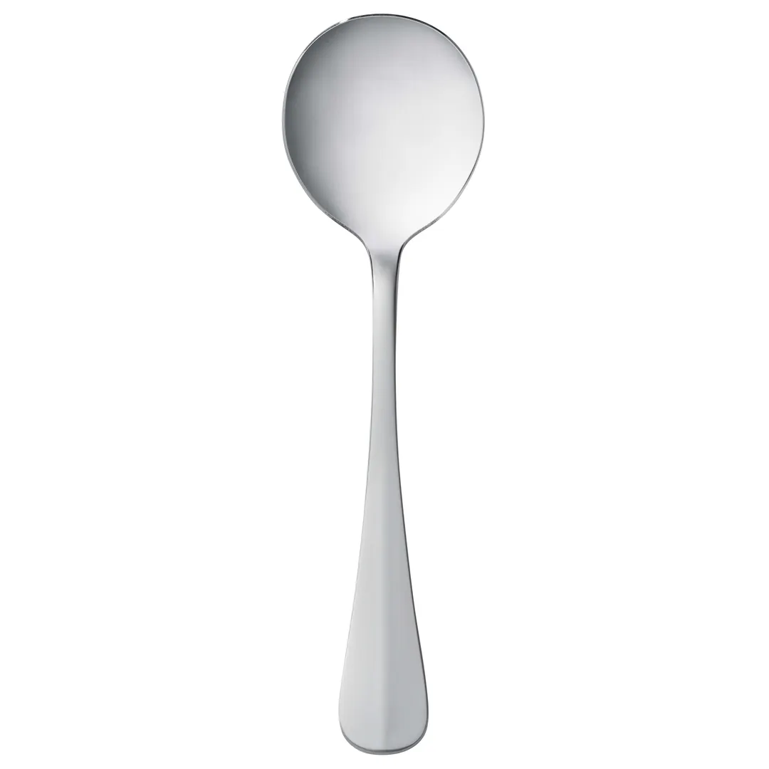 Libbey 213-016 - Bouillon Spoon, 6-1/8" Length, 18/0 Stainless Steel Baguette Finish, 36/Case