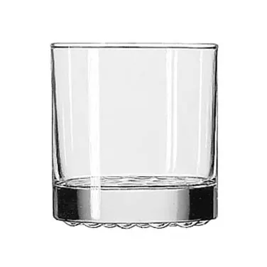 Libbey 23386 Old Fashioned Glass – 10‑1/4 oz, Tempered, Safedge® Rim, Nob Hill® Design - 24/Case
