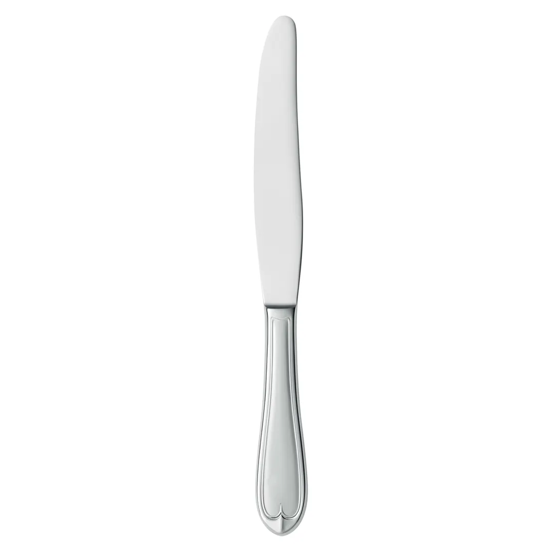 Libbey 239-5502 Dinner Knife 9½" Blade, Solid Handle, 18/0 Stainless Steel, Antique Finish - 36/Case