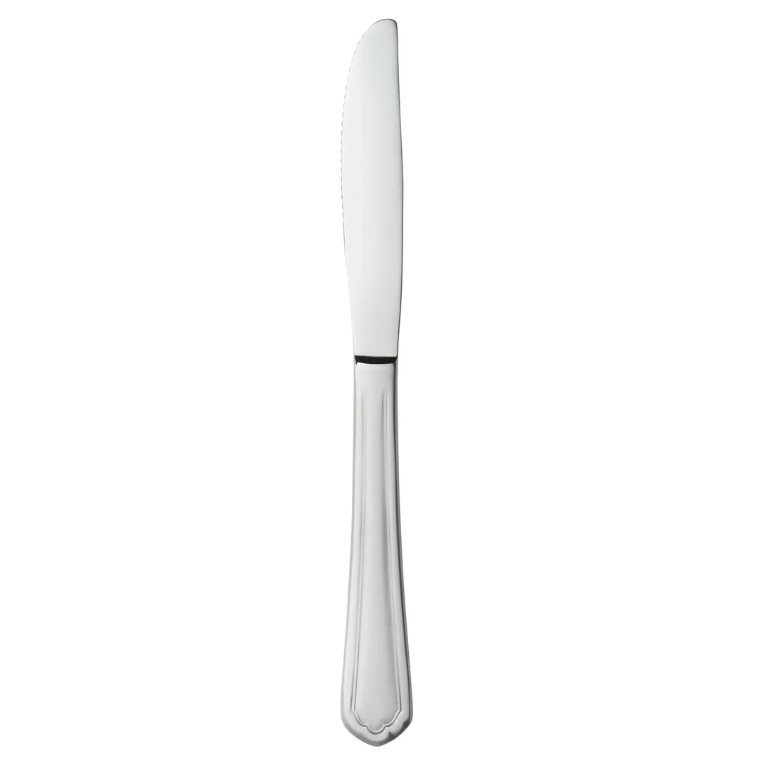 Libbey 2565922 Dessert Knife – 9" Fluted Blade, 18/0 Stainless Steel, Cortland - 36/Case
