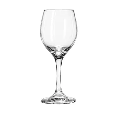 Libbey 3065 Wine Glass – 8 oz, 7¼" Height, 2⅜" Top, Tempered Glass, Safedge® Rim & Foot - 24/Case