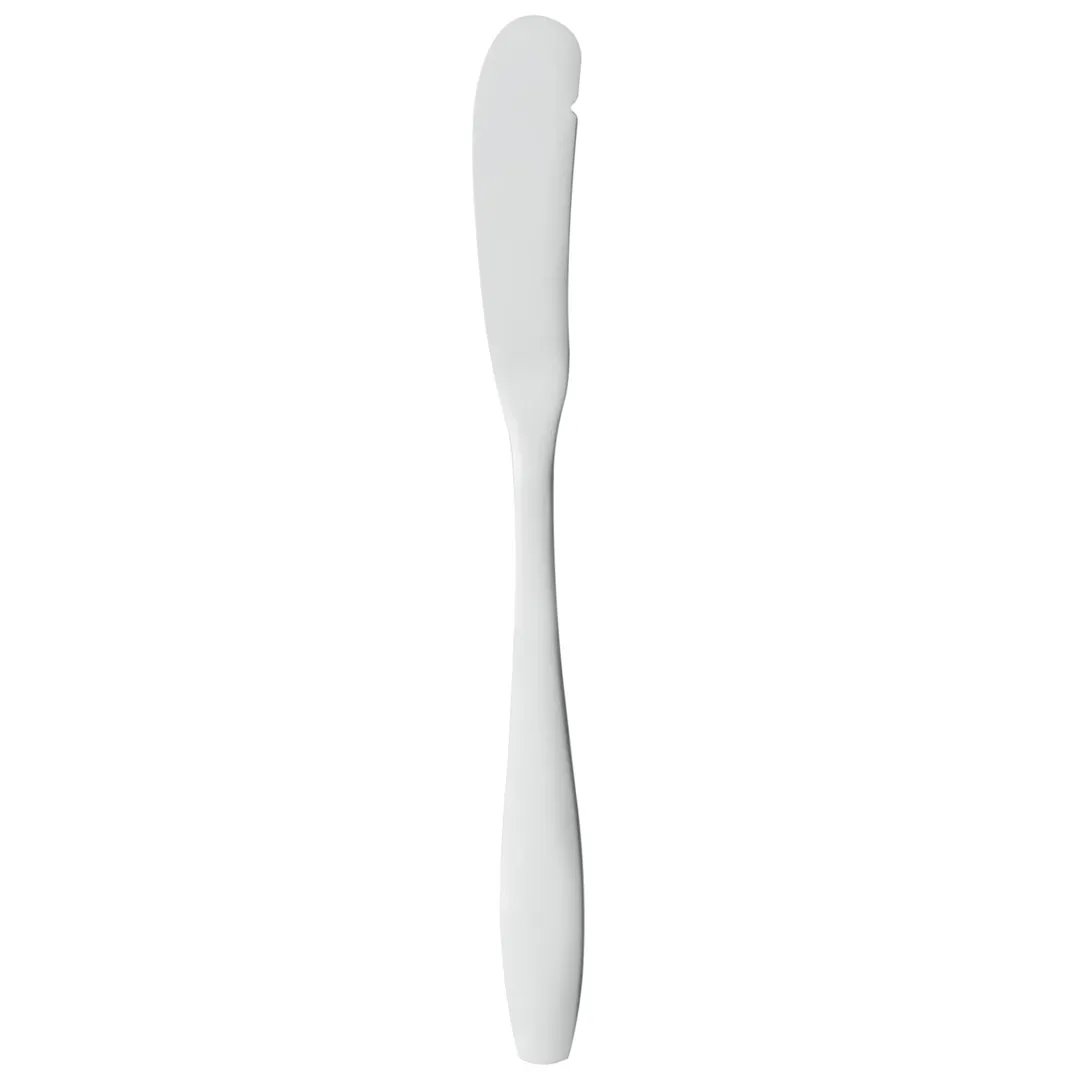 Libbey 318 053 - Butter Spreader, 6‑3/8" Satin Finish, 18/0 Stainless Steel, 5‑6" Length - 36/Case