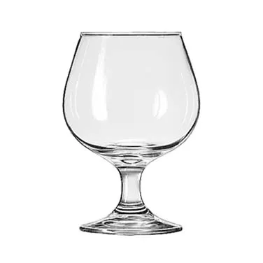 Libbey 3705 Brandy Glass – 11.5 oz Stemmed Glass, Partially Tempered Clear Glass, Safedge® Rim & Foot- 24/Case