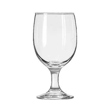 Libbey 3711 Goblet Glass – 11½" H x 3¼" Dia, 11.5 oz, Tempered Glass, Safedge® Rim & Foot - 24/Case