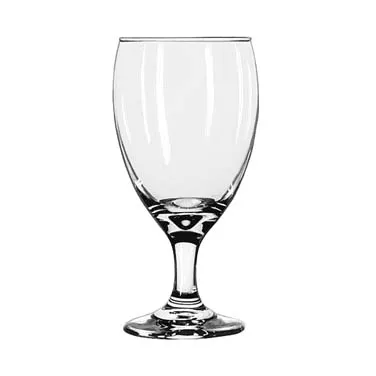 Libbey 3716 Embassy Iced Tea Glass, 16.25 oz, Stemmed, Tempered, Safedge® Rim & Foot - 36/Case