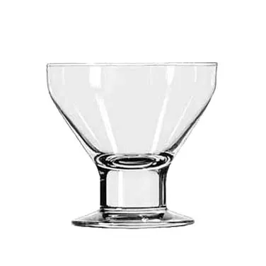 Libbey 3825 - Catalina 10 oz Footed Dessert Glass, 3 7/8" H x 4 1/4" W/D, Safedge® Rim - 36/Case