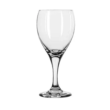 Libbey 3911 Goblet Glass – 12 oz Teardrop, Partially Tempered, Safedge® Rim & Foot, - 36/Case
