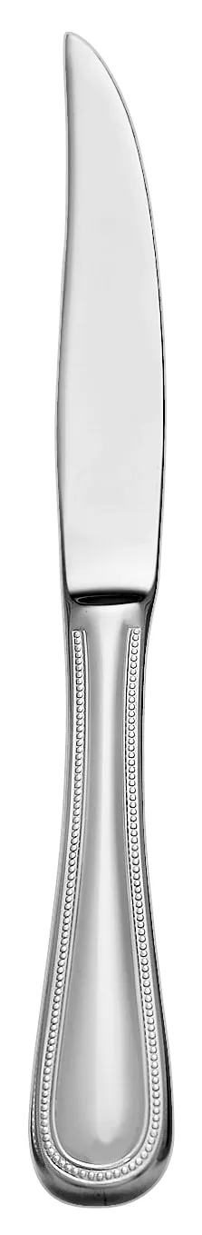 Libbey 4072762 Steak Knife – 8¼" Fluted Blade, 18/8 Stainless Steel, Piece Handle, Calais - 12/Case