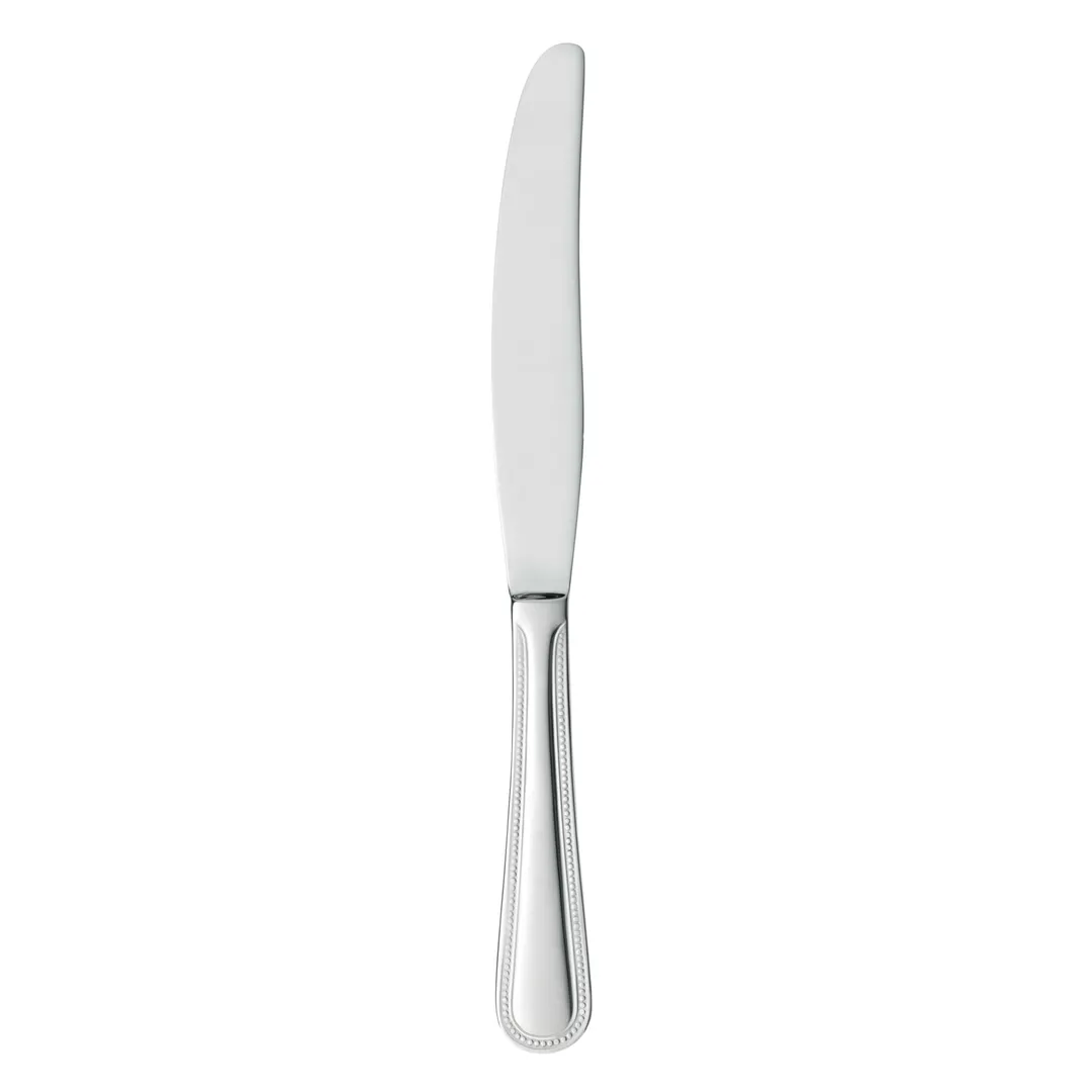 Libbey 407-5501 Dinner Knife – 10" Serrated Blade, 18/8 Stainless Steel, Calais Handle - 12/Case