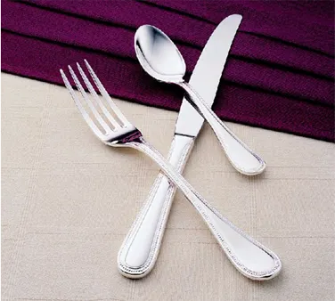 Libbey 407 554 - Calais 7" Bread & Butter Knife, 18/8 Stainless Steel Solid Handle - 12/Case