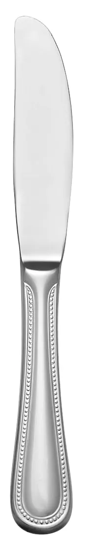 Libbey 407 554 - Calais 7" Bread & Butter Knife, 18/8 Stainless Steel Solid Handle - 12/Case
