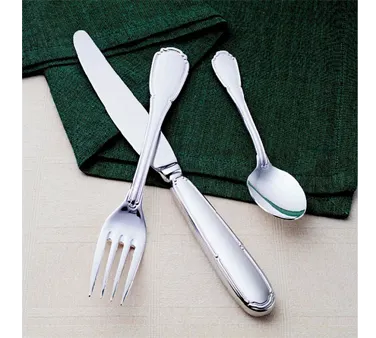 Reserve by Libbey 412-038 Salad Fork - Baroque Design, 6" Length, 18/10 Stainless Steel, 12/Case