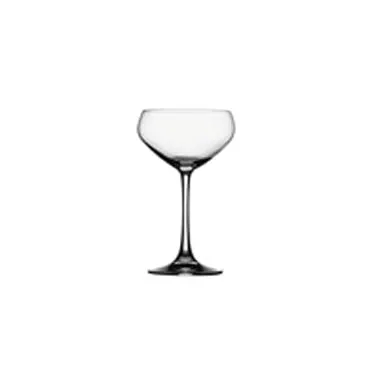 Spiegelau 4518008 Champagne Saucer Glass, 9.75 oz Coupe, Stem, Crystal, Dishwasher Safe - 12/Case