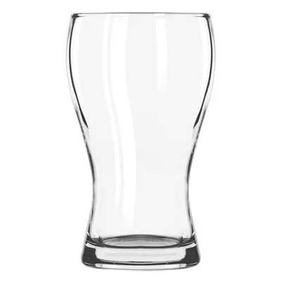 Libbey 4809 Pub Mini Beer Glass, 5 oz Stemless Clear Partially Tempered, 4" H x 2-1/4" T, 24/Case