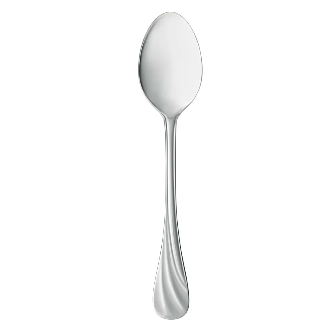 Libbey 491-002 Dessert Spoon – 7 1/8" Length, 18/8 Stainless Steel, Serenade Collection - 12/Case