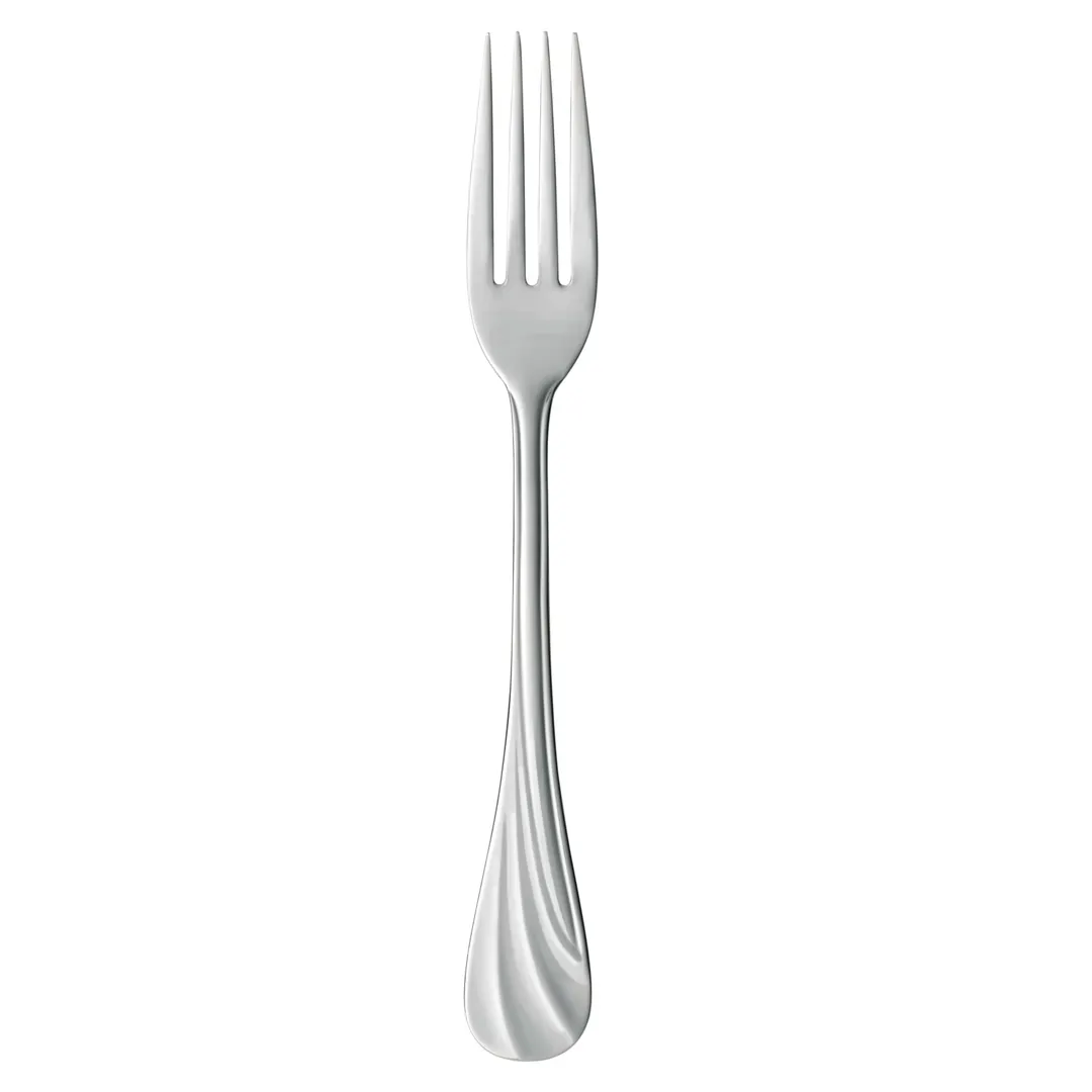 Libbey 491-039 Dinner Fork, 8-1/8" Length, 18/8 Stainless Steel, Serenade Finish - 12/Case