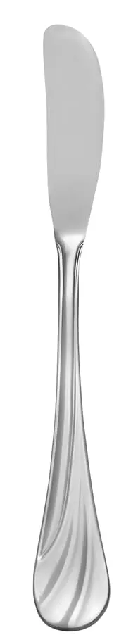 Libbey 491053 Butter Spreader - 5-3/4" Handle, 18/8 Stainless Steel Serenade Collection - 12/Case