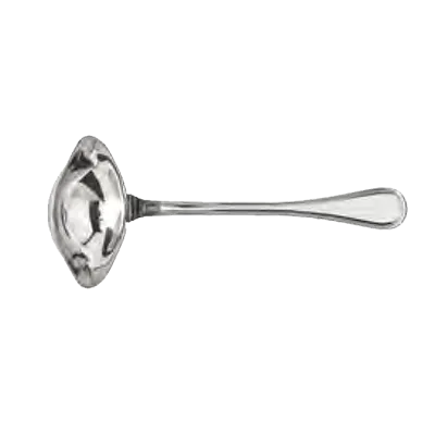 Libbey 492-018 Sauce Ladle, 3/4 oz Capacity, 6" Length, 18/8 Stainless Steel Louvre Design - 1/Case