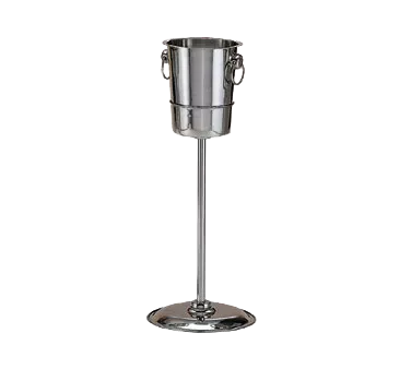 Libbey 520814 Wine Bucket, 4 Qt, 7½" Top Dia x 8¼" H, 18/8 Stainless Steel Cooler - 6/Case