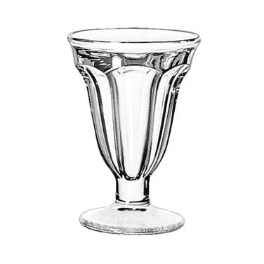 Libbey 5315 - Footed Glass Sundae Dish, 6‑1/4 oz, 5‑3/4" H x 4" D, Clear Glass - 24/Case