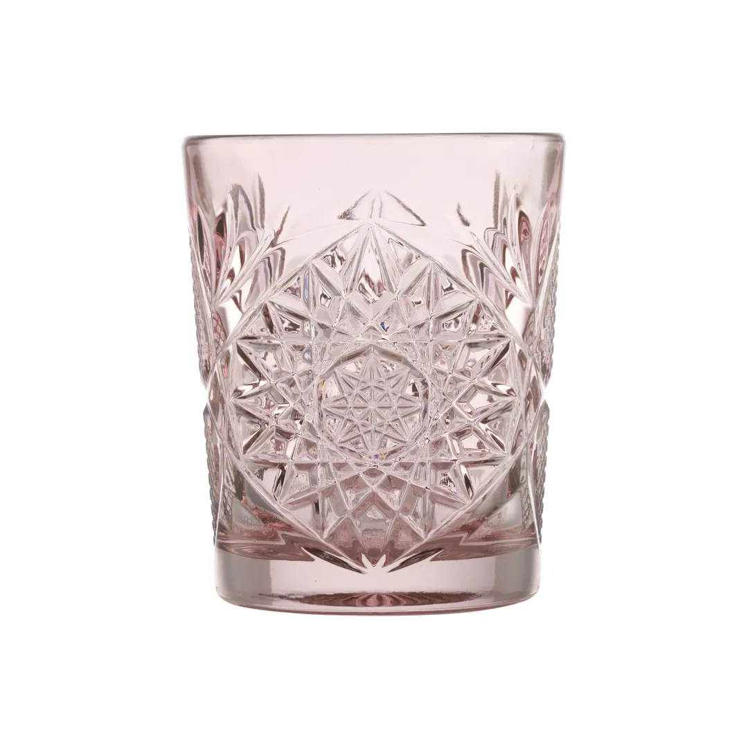 Libbey 5632/AB2X0F Double Old Fashioned Glass, 12 oz Stemless Blush, 4‑1/8"H×3‑1/2"T×3"B - 12/Case