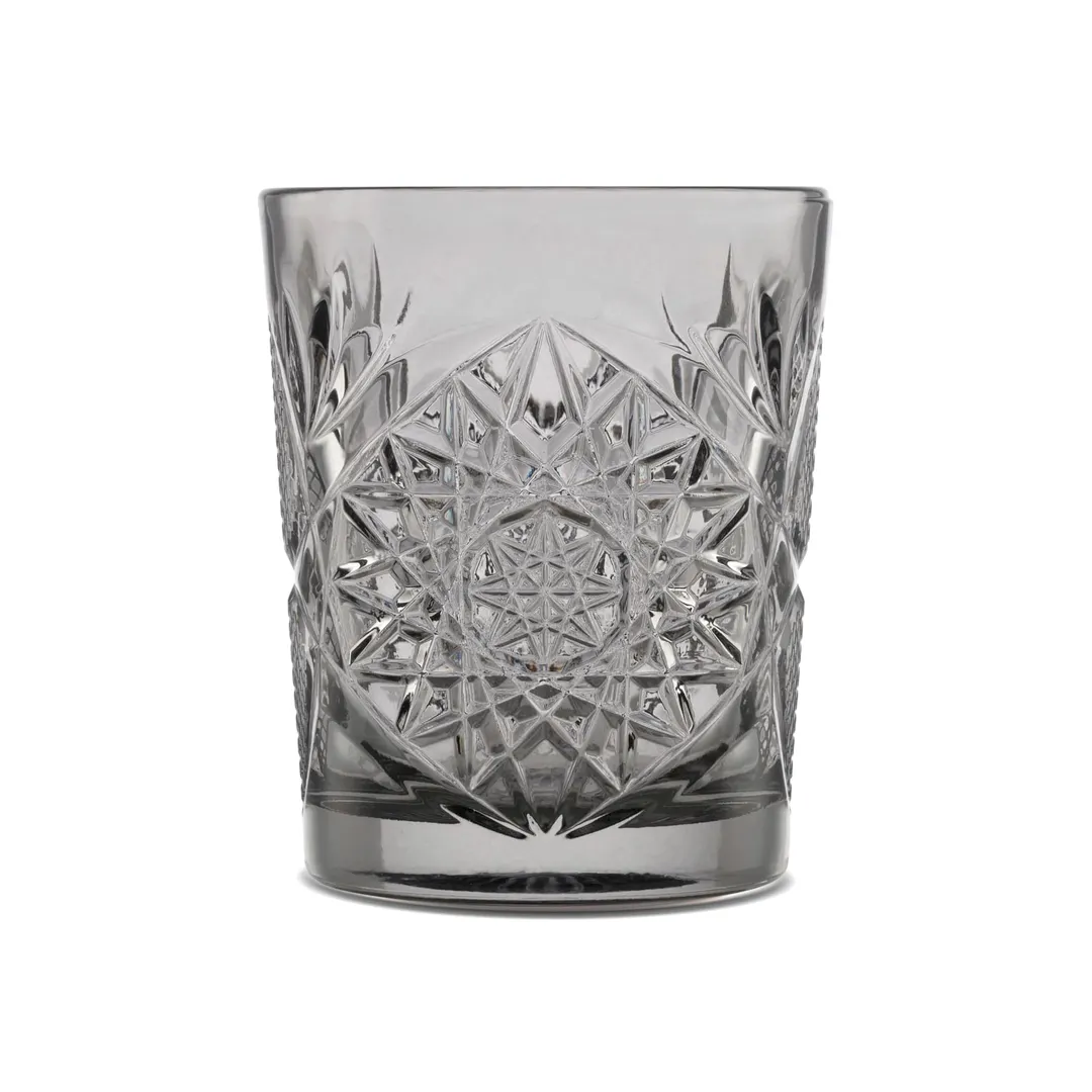Libbey 5632/AK7P2M Double Old Fashioned Glass, 12 oz Stemless Clear, H 4‑1/8" T 3‑1/2" B 3" - 12/Case